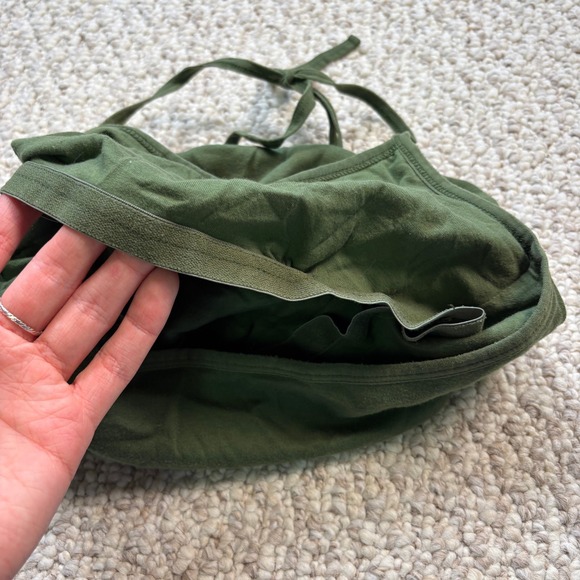 Abercrombie & Fitch Halter Top Olive Green Casual Sleeveless Top Size M - Picture 4 of 4